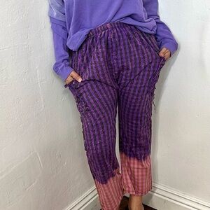 Ragtofab cotton Elastic-Waist Pants
